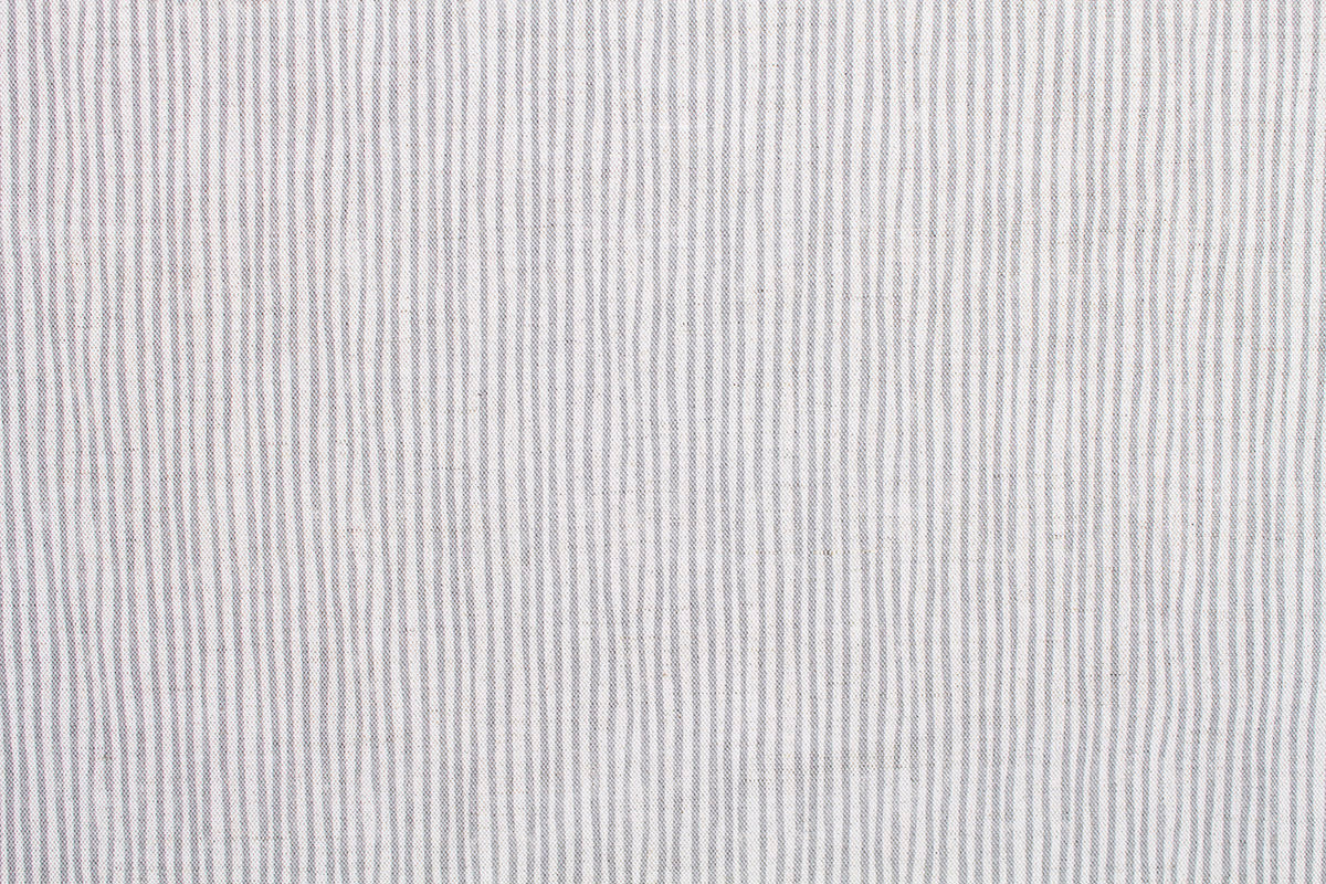 Sam Wilson Stripe - Grey Stripe Linen Fabric