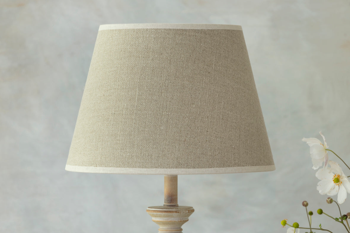 Natural Linen - Retro Lampshade