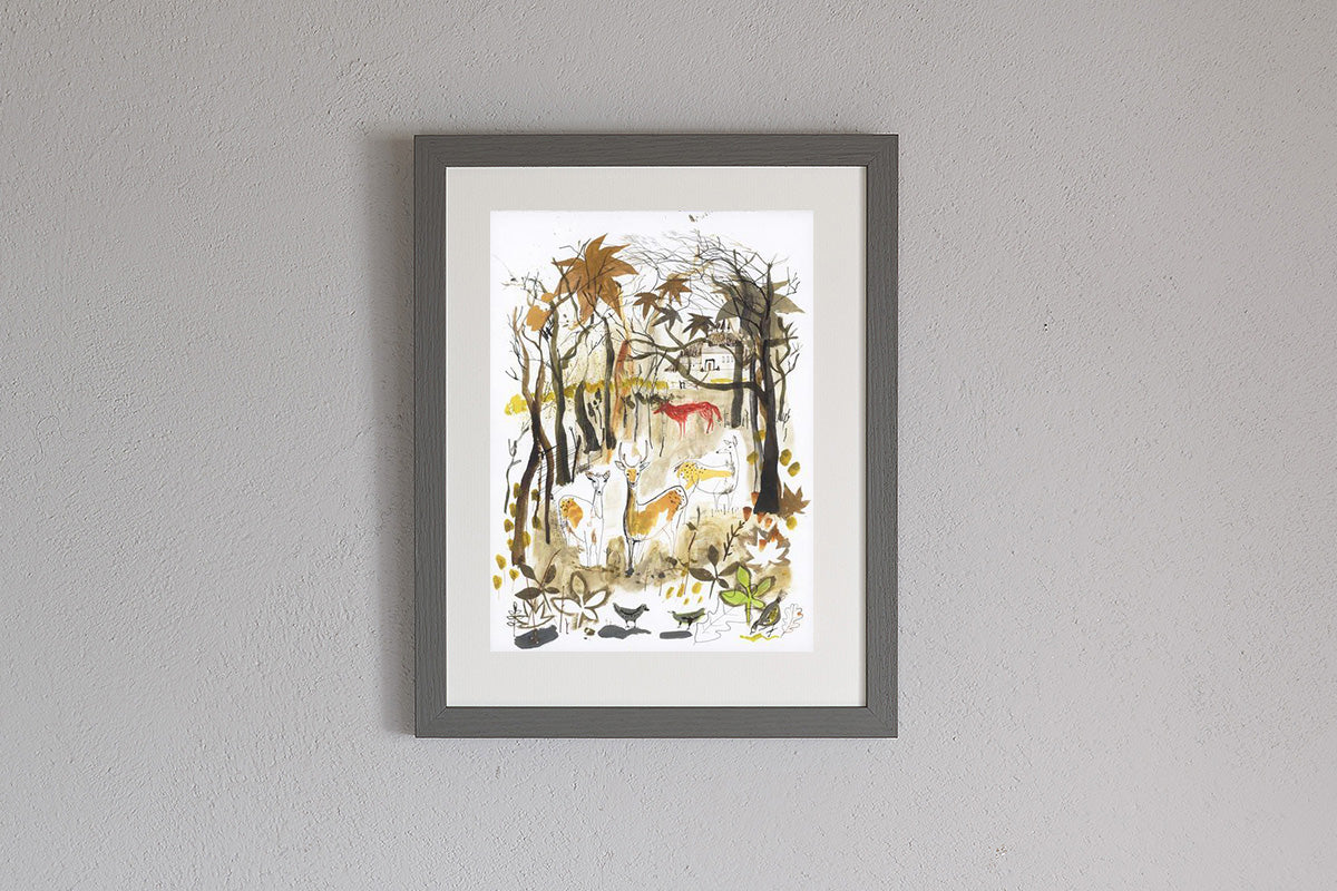 Framed Sam Wilson Copse Print