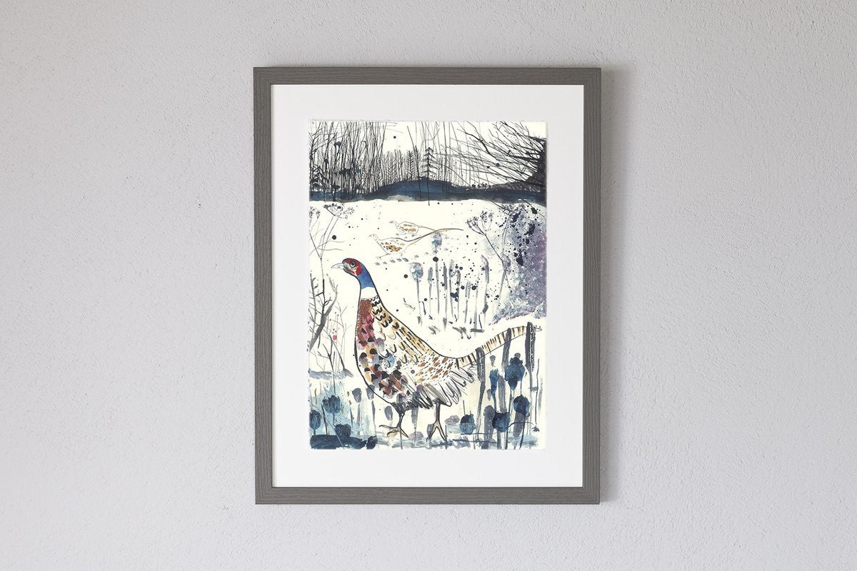 Framed Sam Wilson Game Birds Print