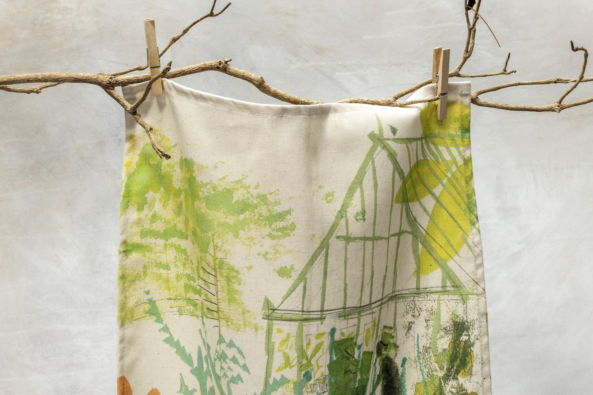 Sam Wilson Greenhouse Tea Towel