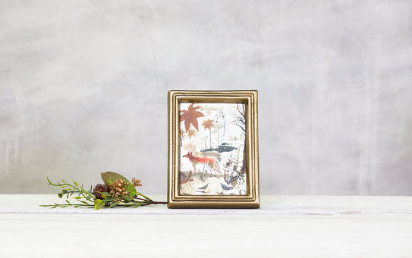 Antique Brass Photo Frame