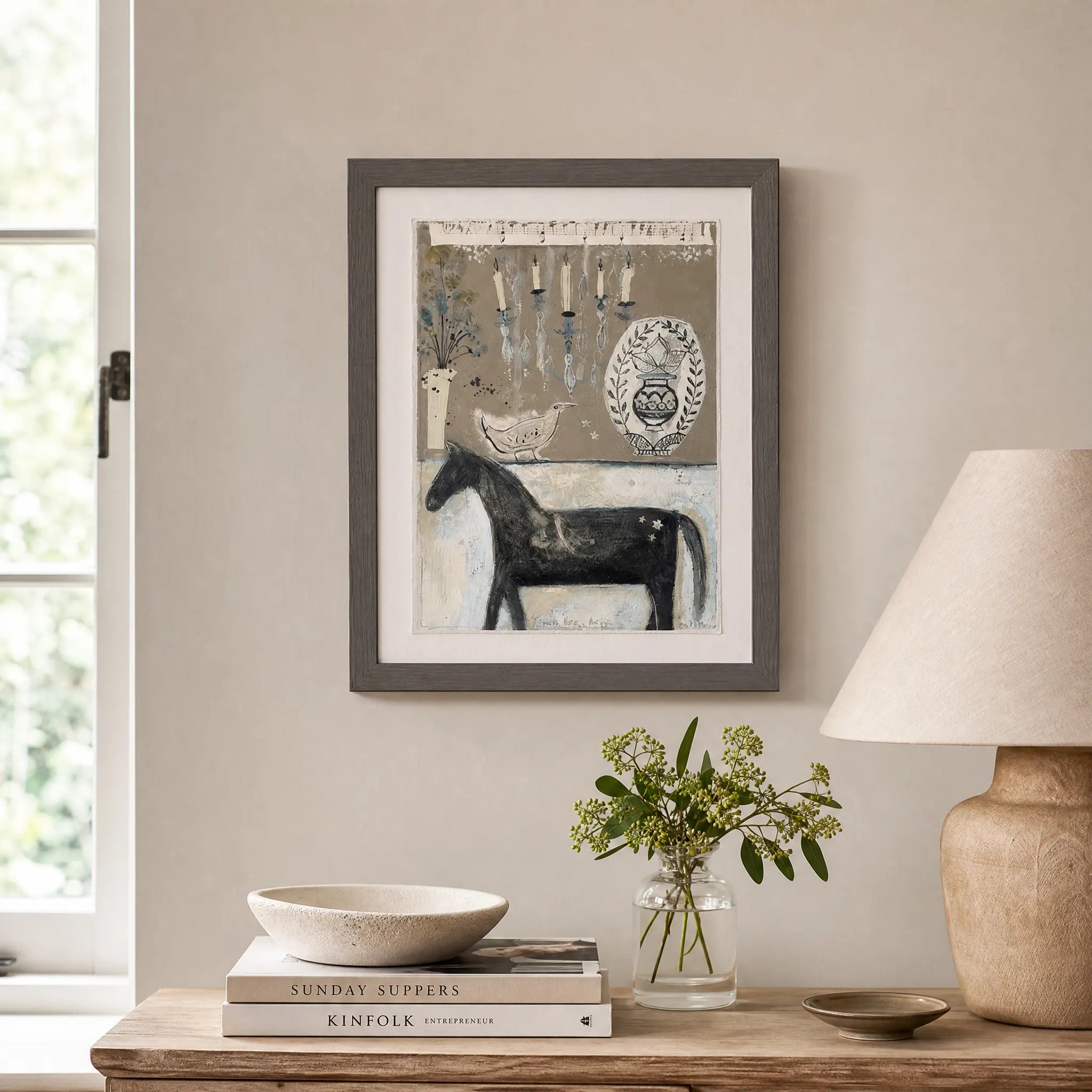 Sam Wilson Antique Horse Print
