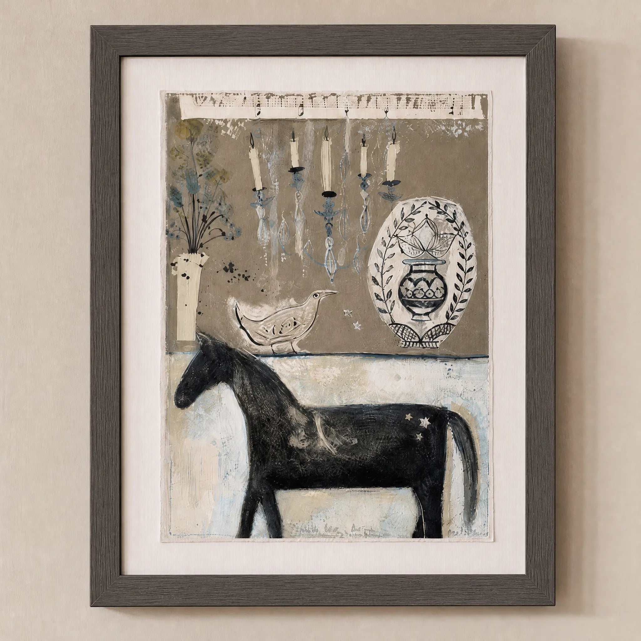 Sam Wilson Antique Horse Print