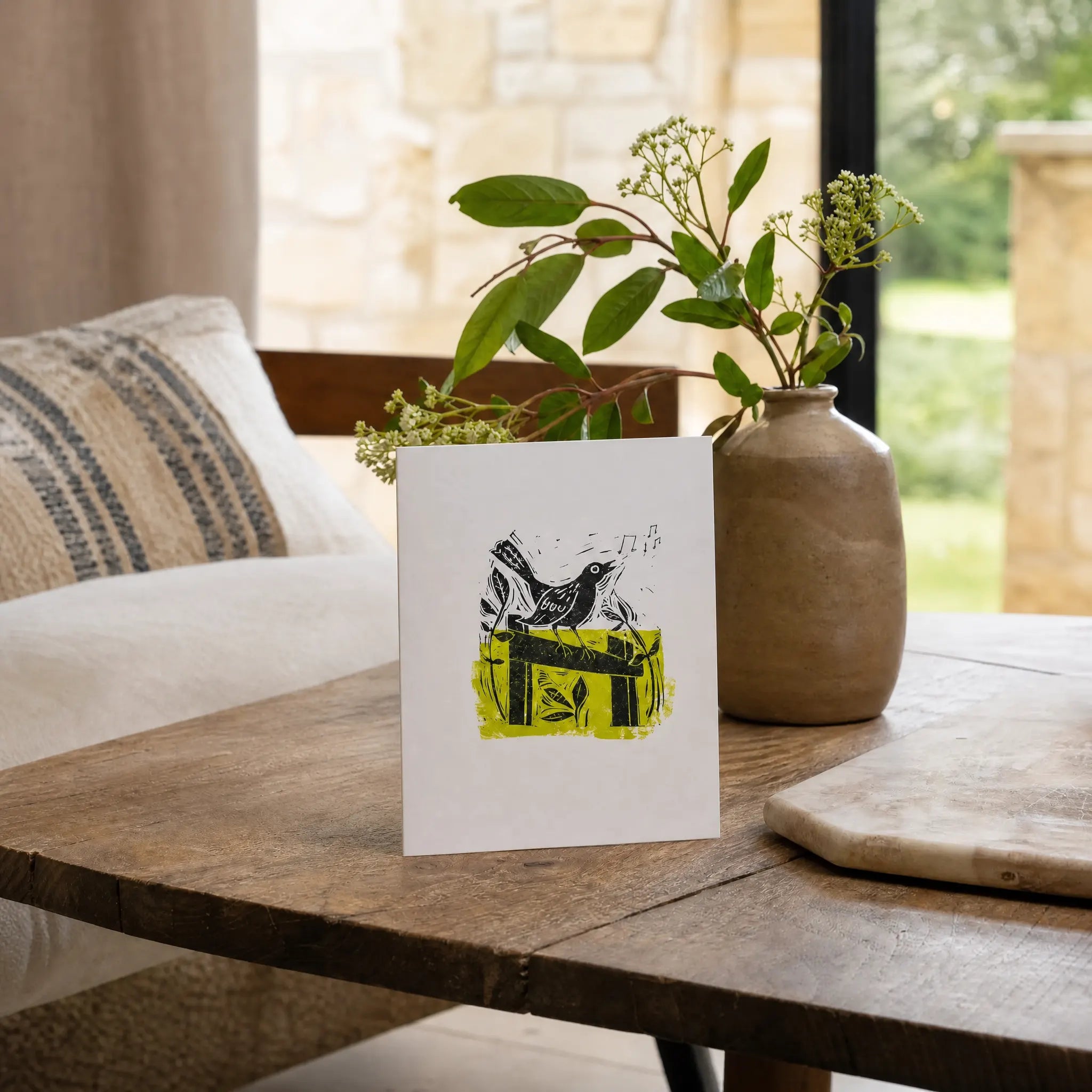 Sam Wilson Birdsong Greetings Card