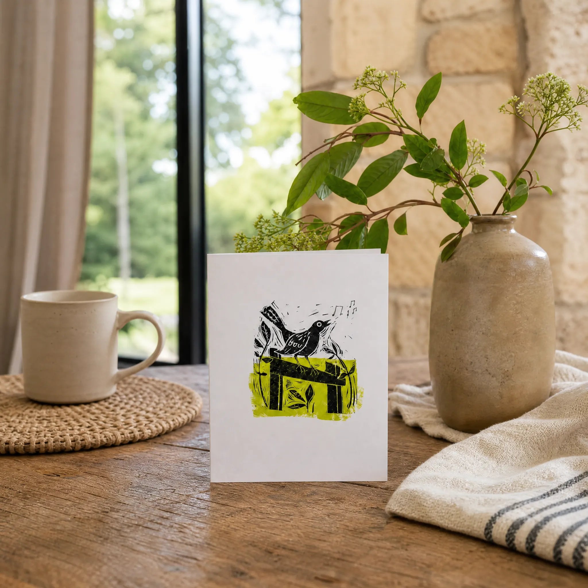 Sam Wilson Birdsong Greetings Card