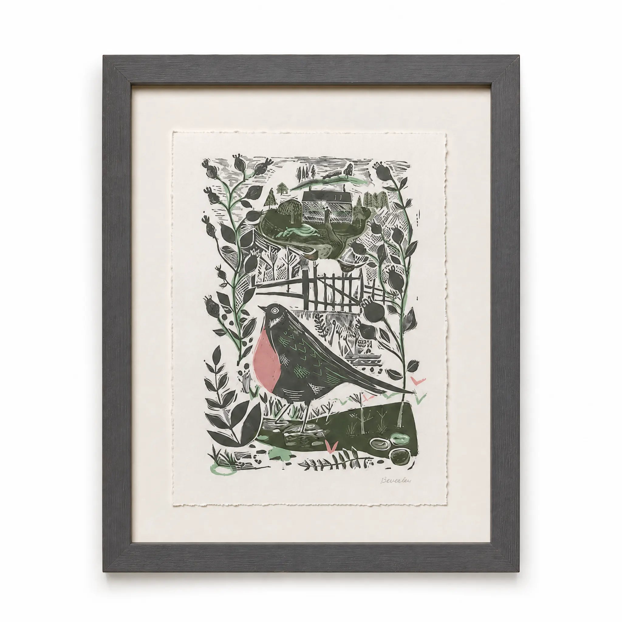 Sam Wilson Garden Bird Print