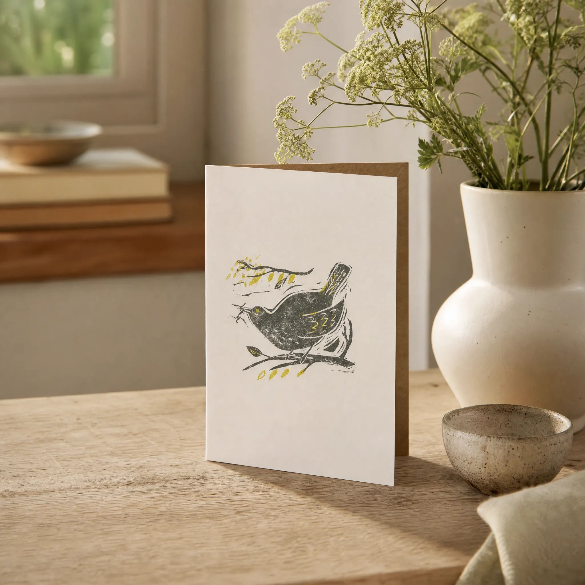 Sam Wilson Gathering For The Nest Greetings Card