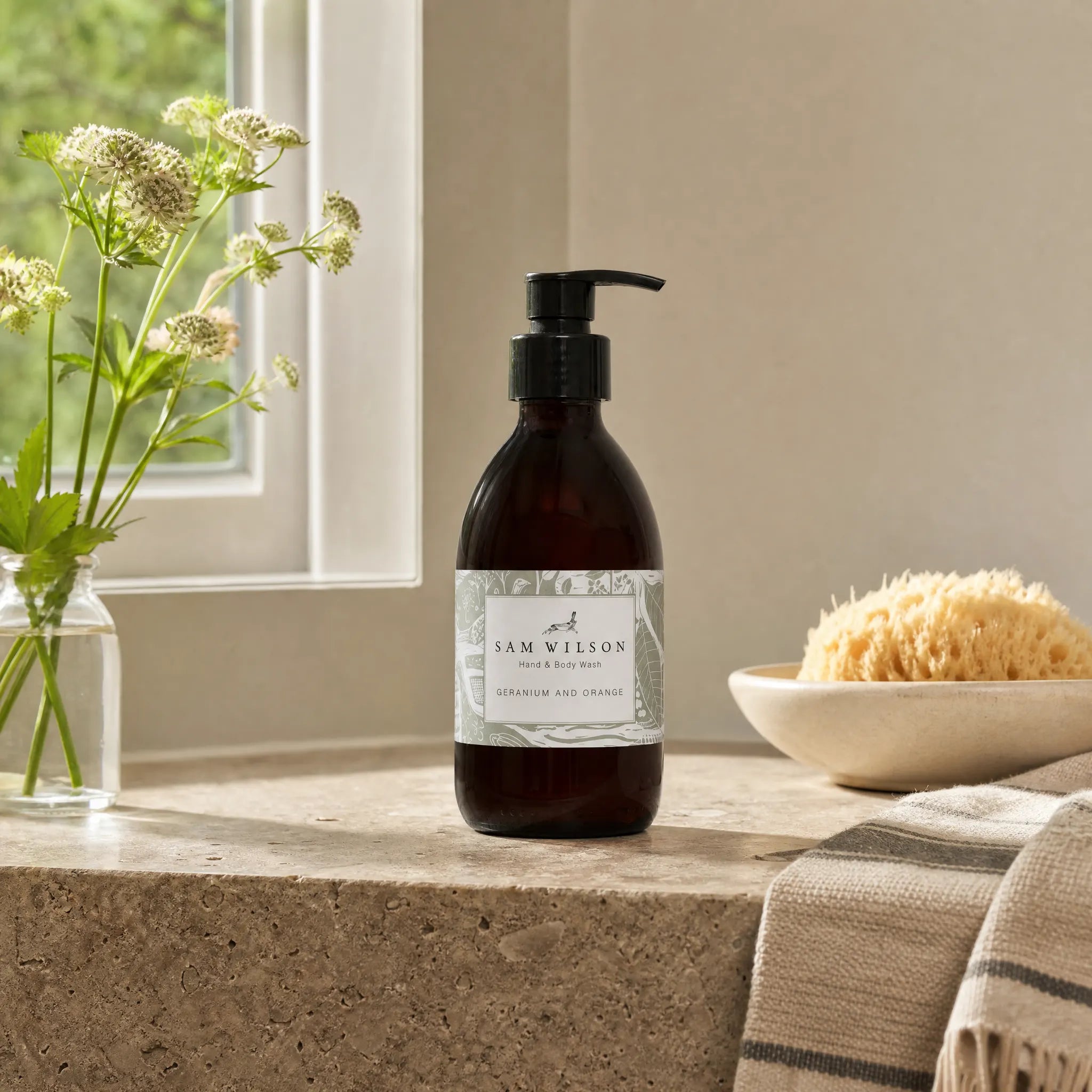 Sam Wilson Geranium and Orange Hand & Body Wash