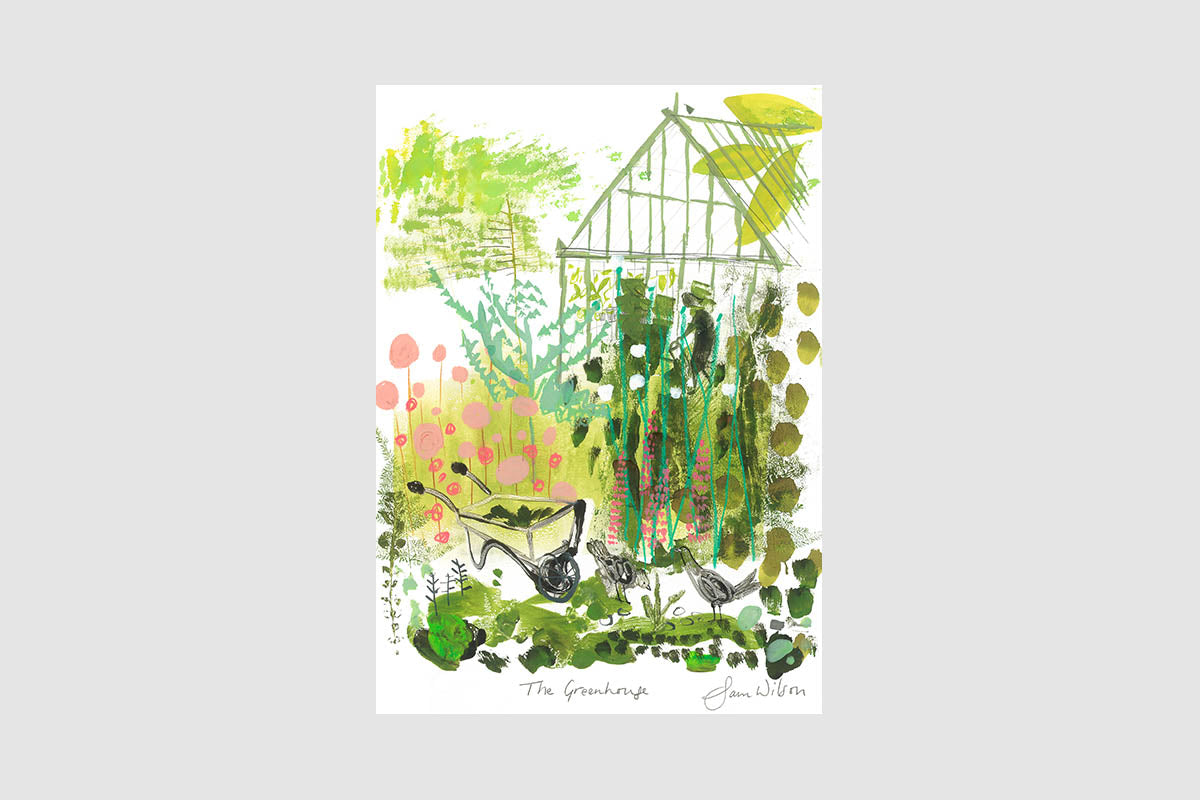 Sam Wilson The Greenhouse Print - Unframed