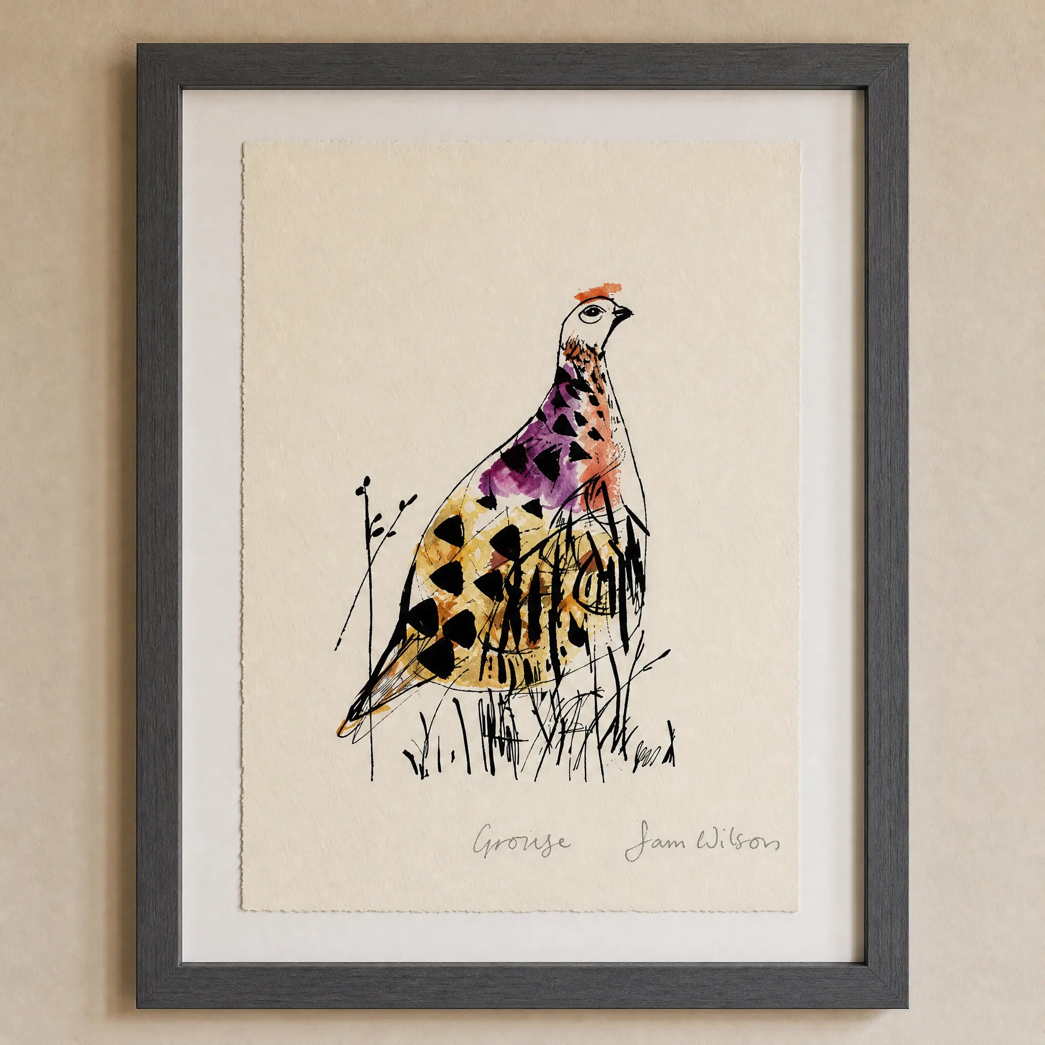 Sam Wilson Grouse Print