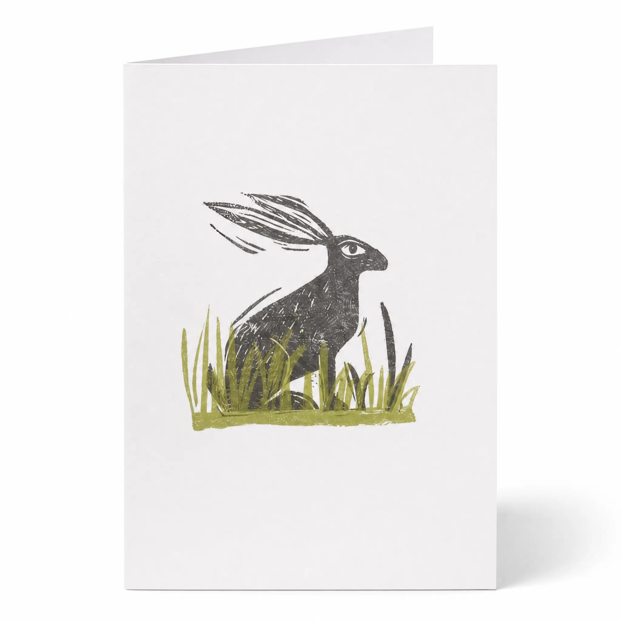 Sam Wilson Hare In The Grasses Greetings Card