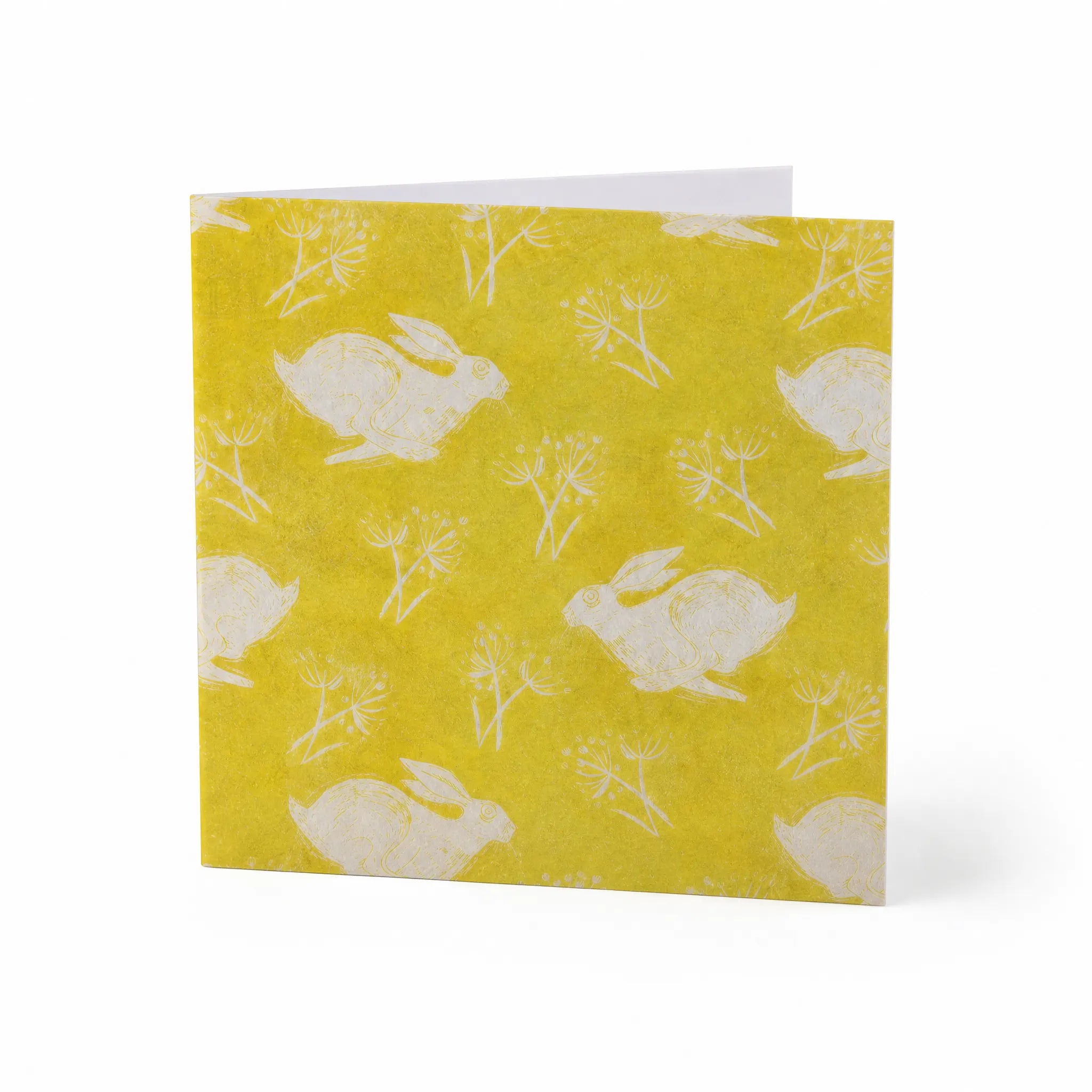 Sam Wilson Headlong Yellow Greetings Card