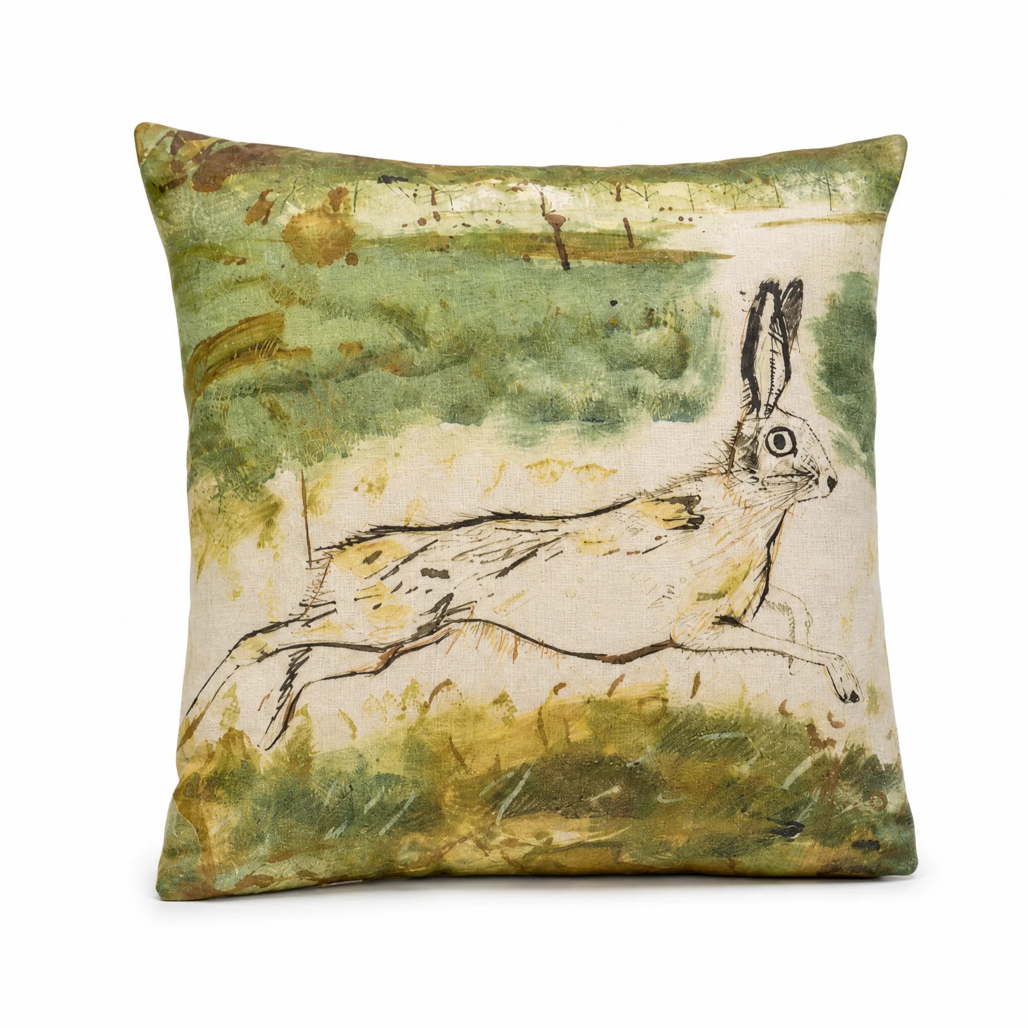 Sam Wilson Heathland Square Linen cushion