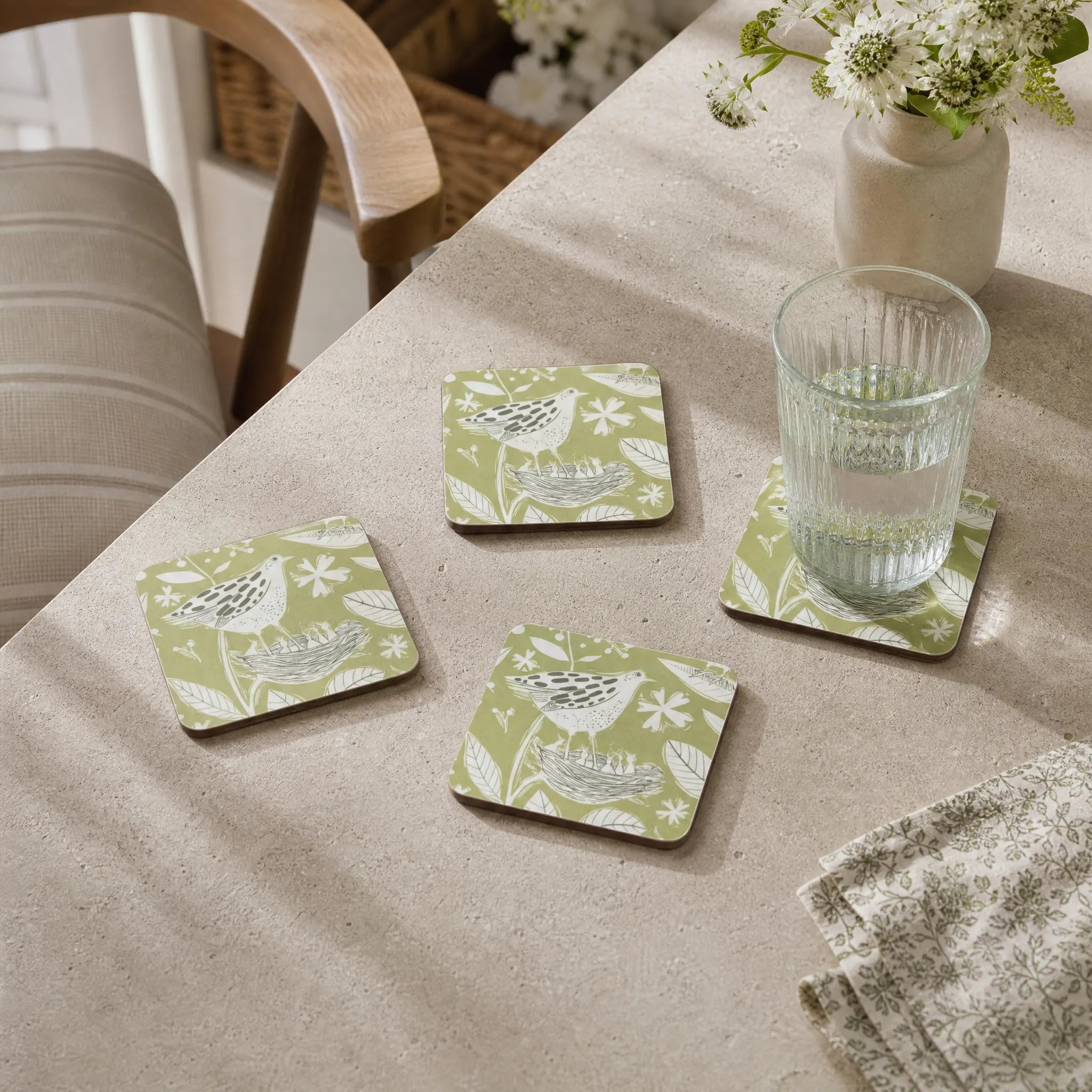 Sam Wilson Hedgerow Coasters - Set of 4