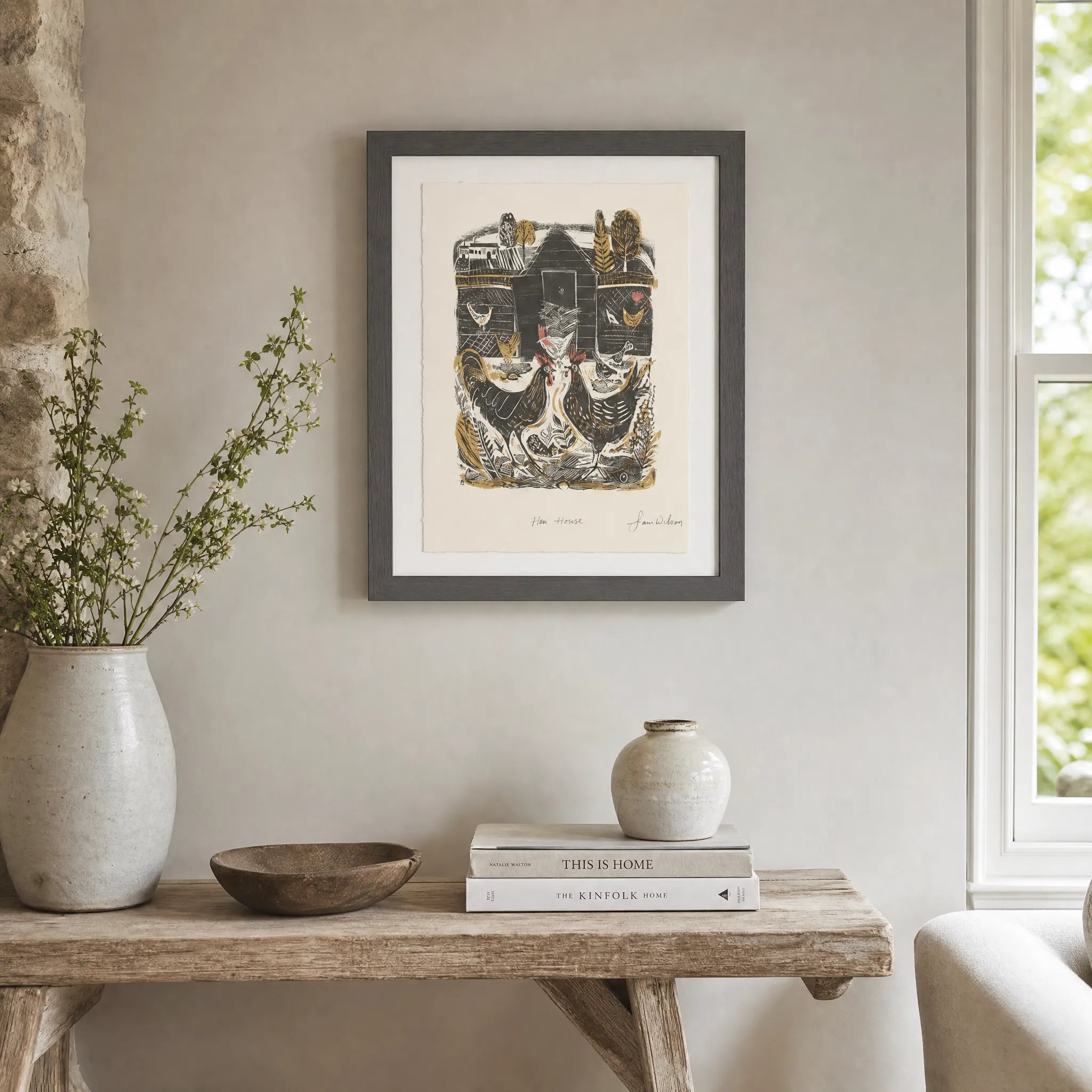 Sam Wilson Hen House Print