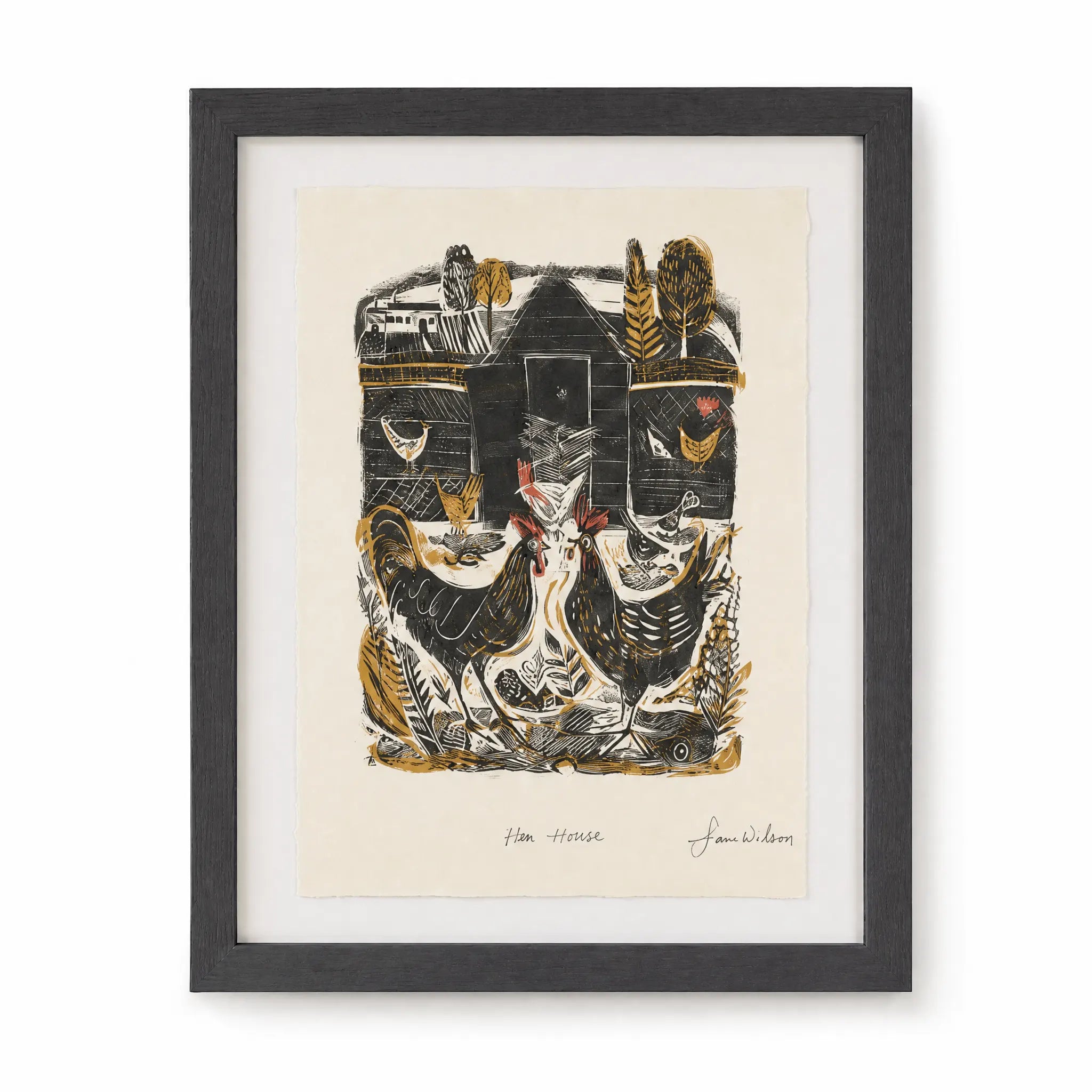 Sam Wilson Hen House Print