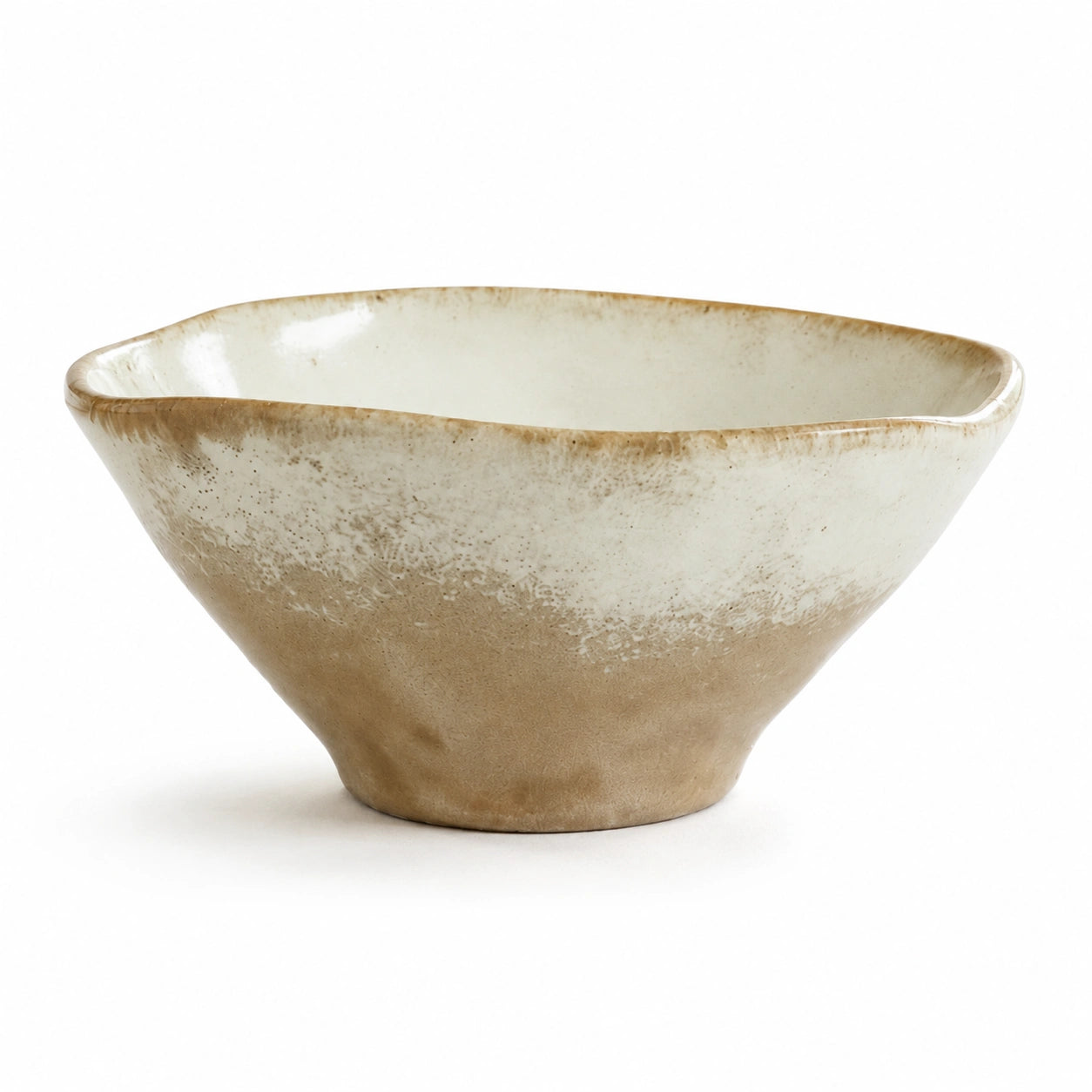 Small Pottery Bowl Latte