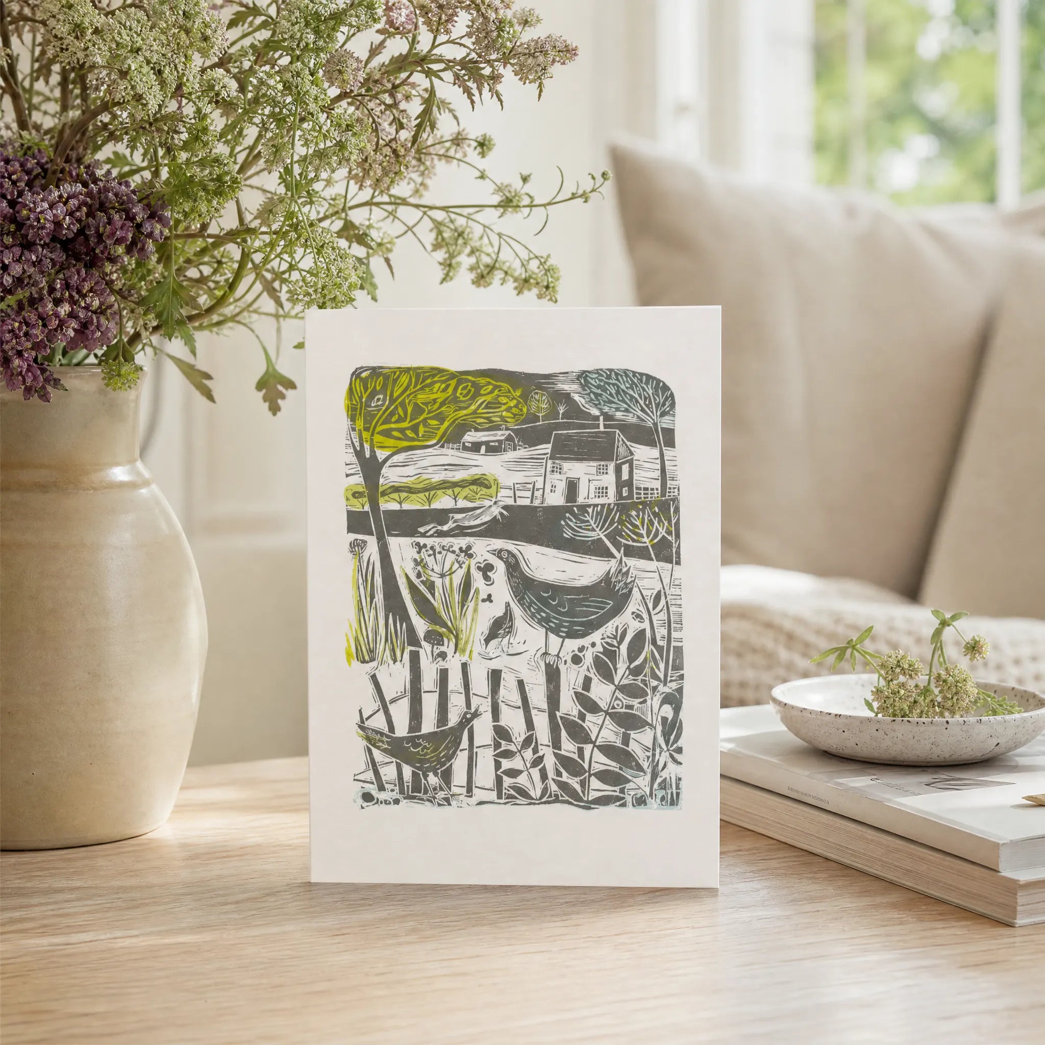 Sam Wilson In The Country Greetings Card