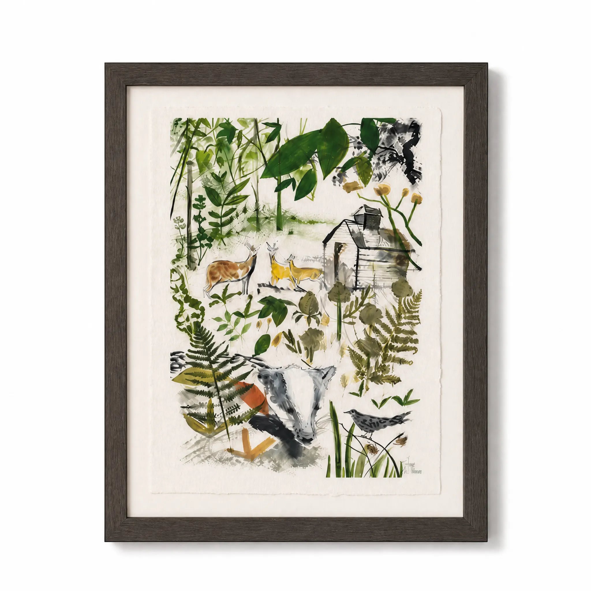 Sam Wilson In The Woods Print