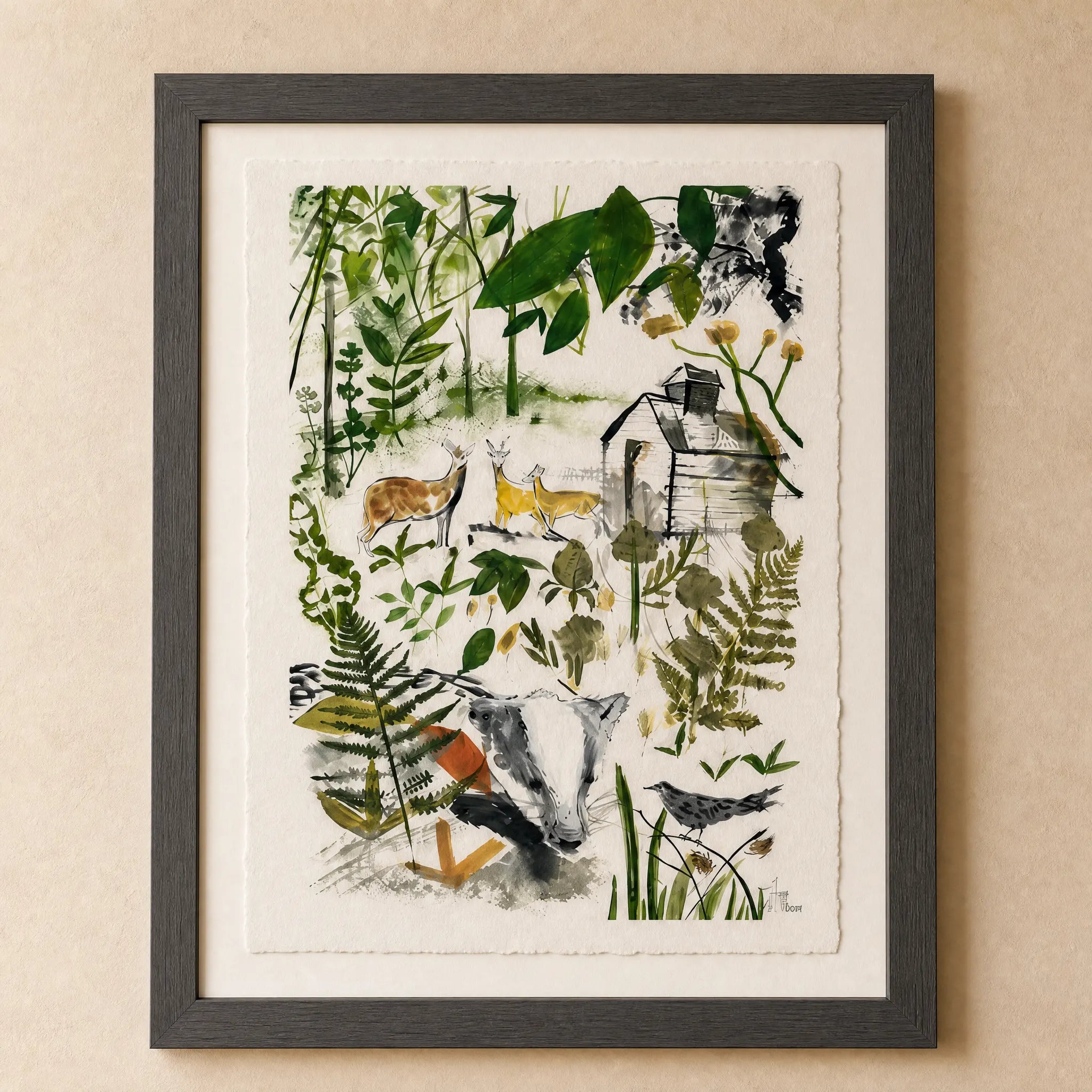 Sam Wilson In The Woods Print