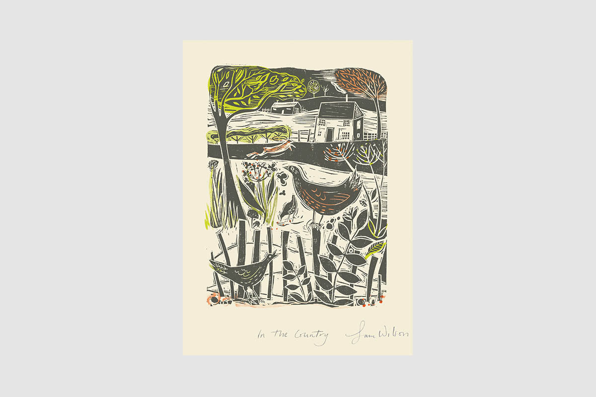 Sam Wilson In The Country Print - Unframed