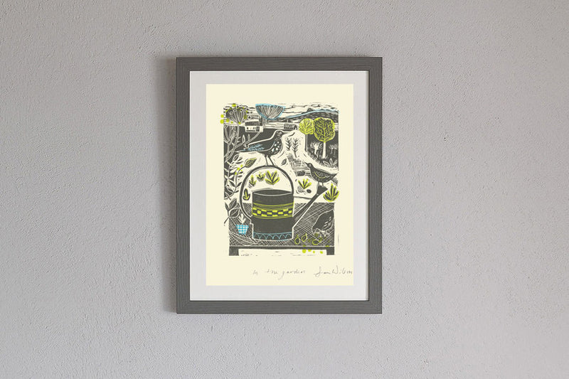 Sam Wilson In The Garden Print