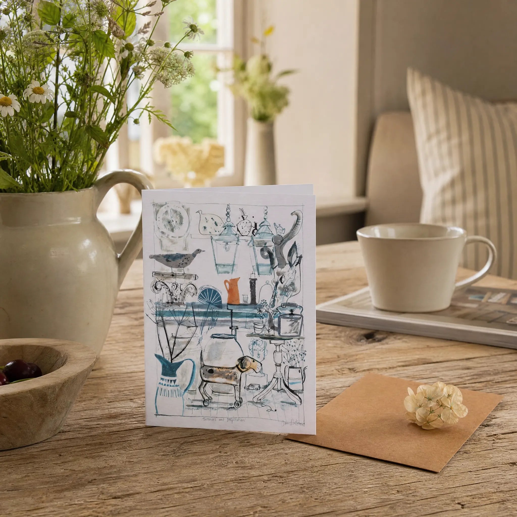 Sam Wilson Interiors and Inspirations Greetings Card