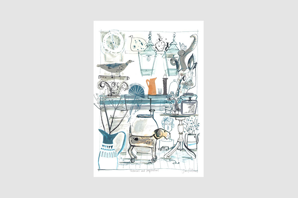 Sam Wilson Interiors and Inspirations Print - Unframed