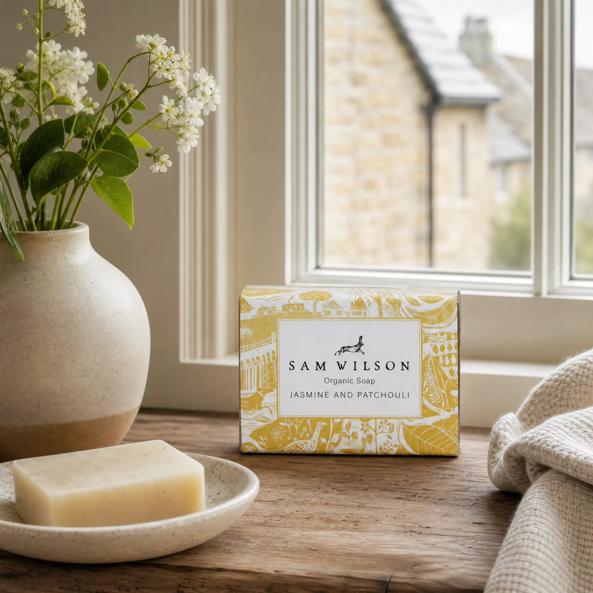 Sam Wilson Jasmine and Patchouli Organic Soap