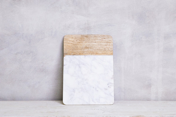 Marble & Mango Wood Small Board