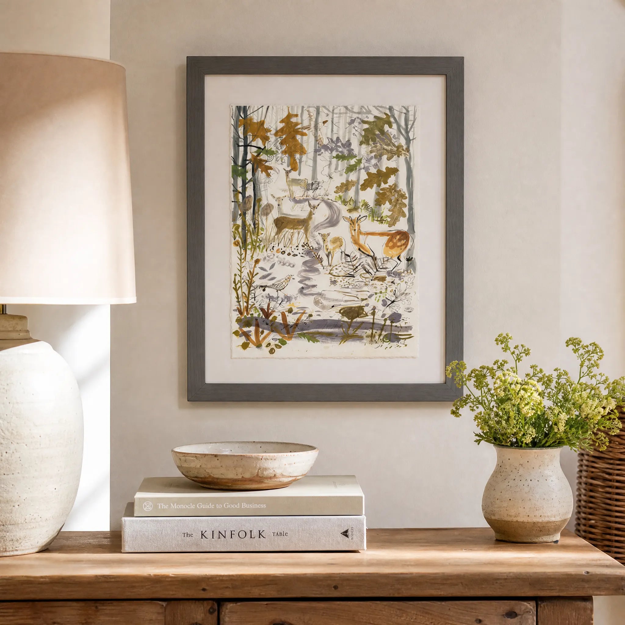 Sam Wilson Muntjac Deer Print