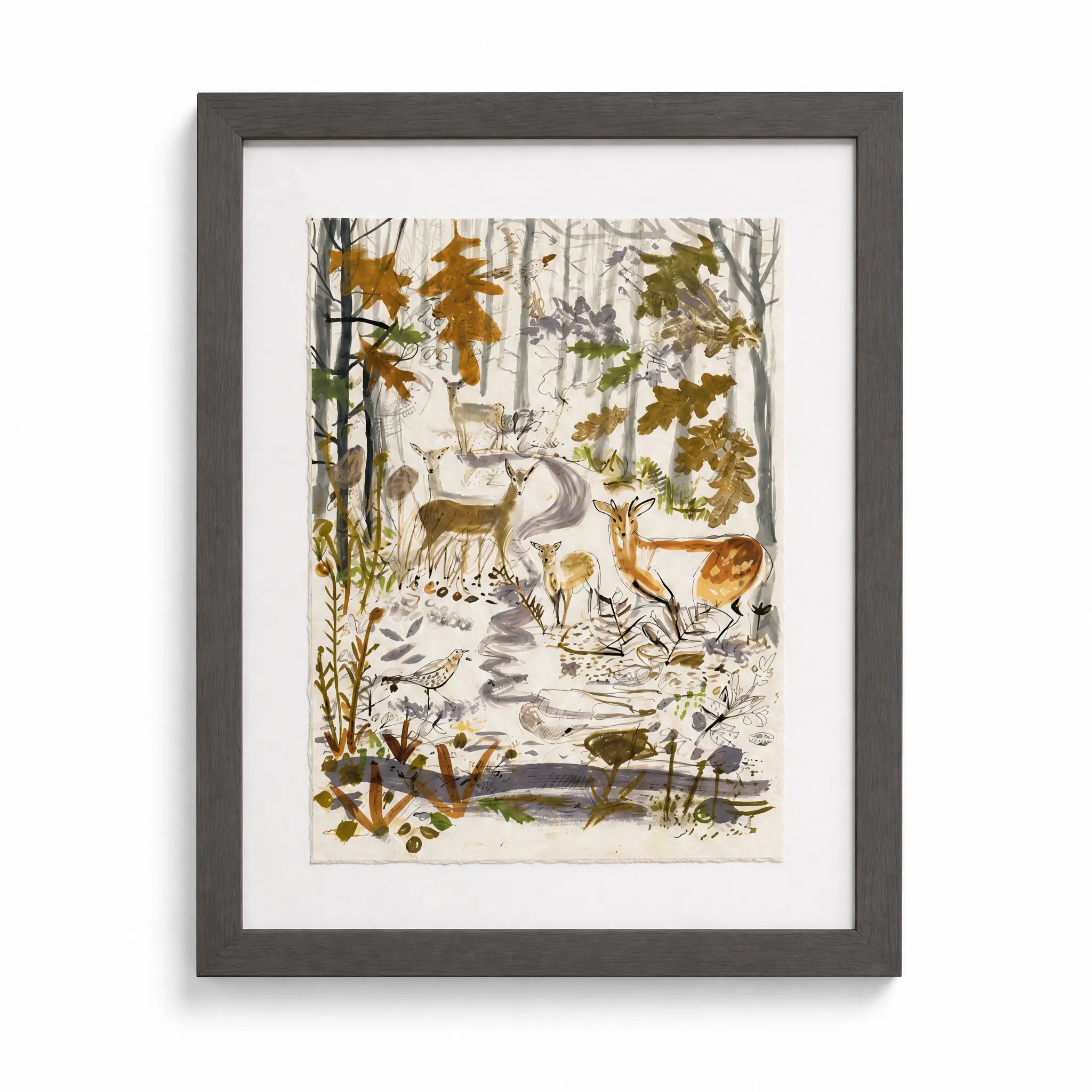 Sam Wilson Muntjac Deer Print