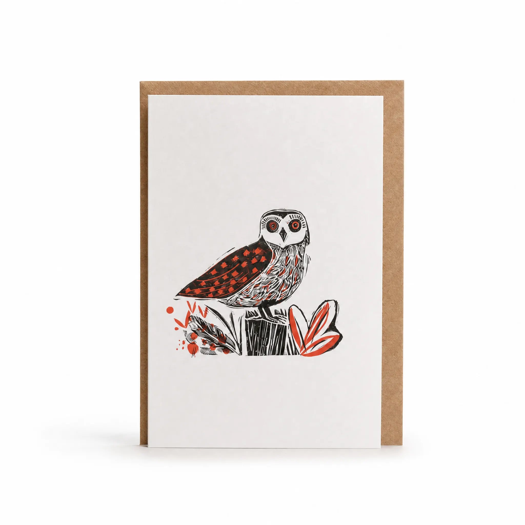 Sam Wilson Owl Greetings Card