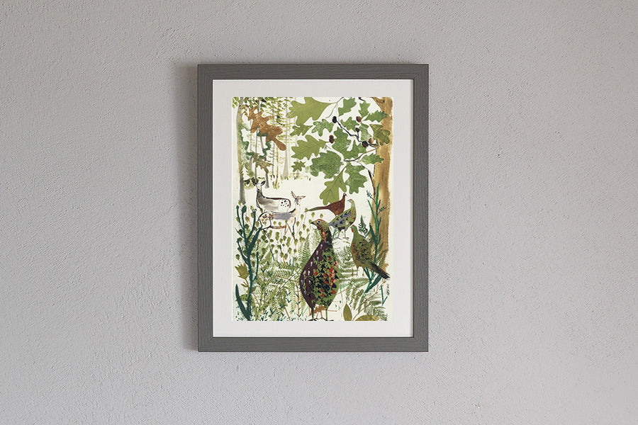 Sam Wilson Pheasant & Deer Print