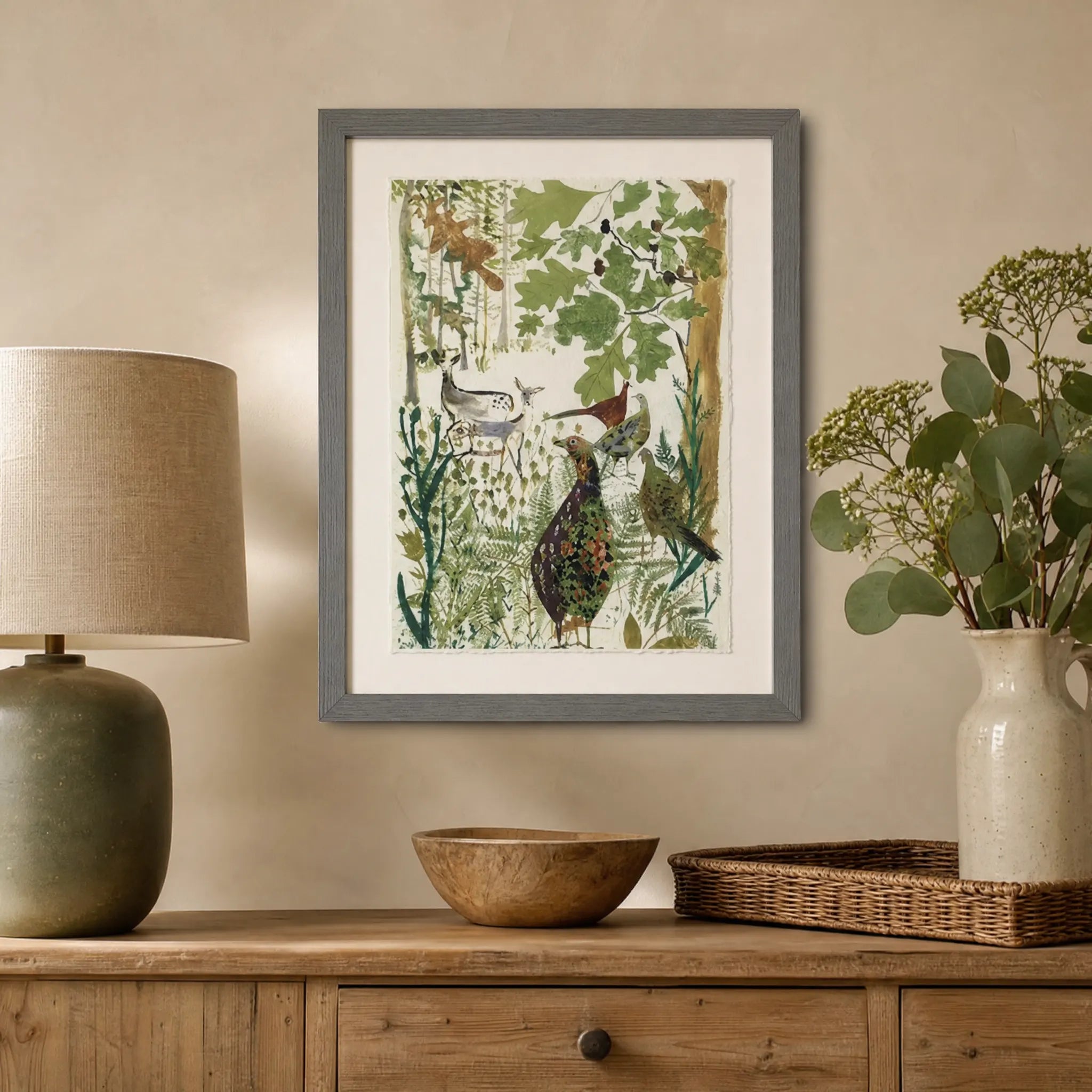 Sam Wilson Pheasant & Deer Print