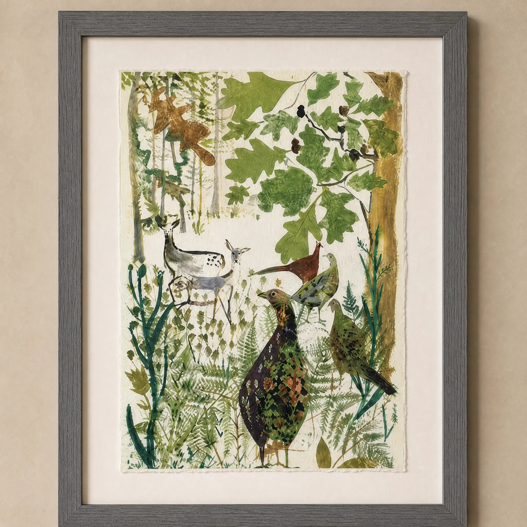 Sam Wilson Pheasant & Deer Print