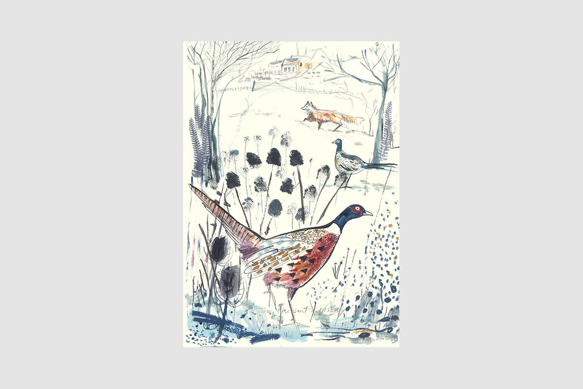 Sam Wilson The Pheasant & The Fox Print - Unframed