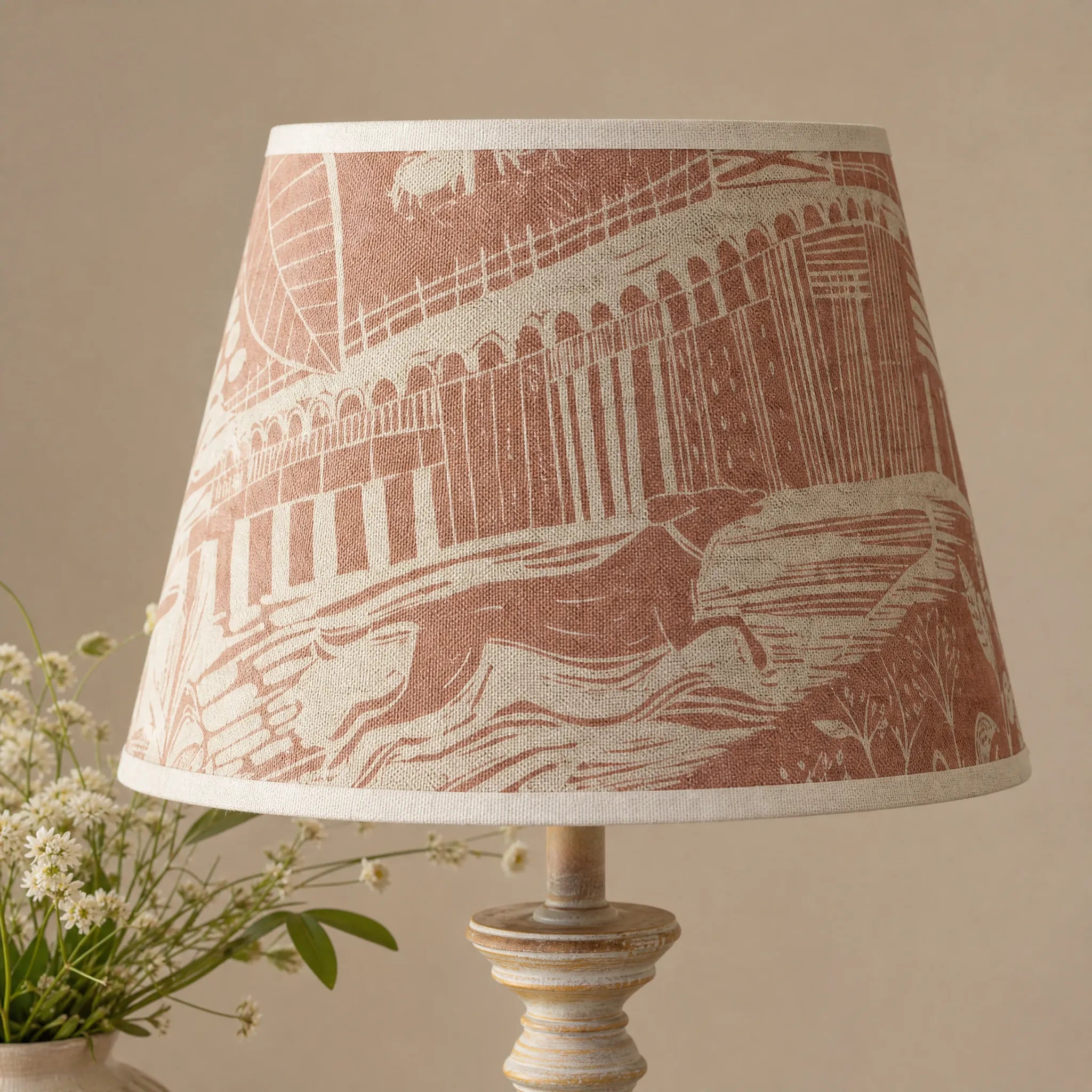 Pink Through The Fields Lampshade