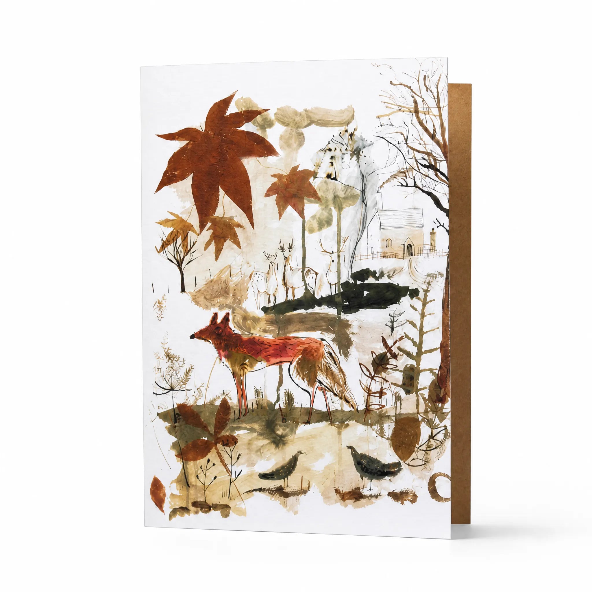 Sam Wilson Red Fox Greetings Card