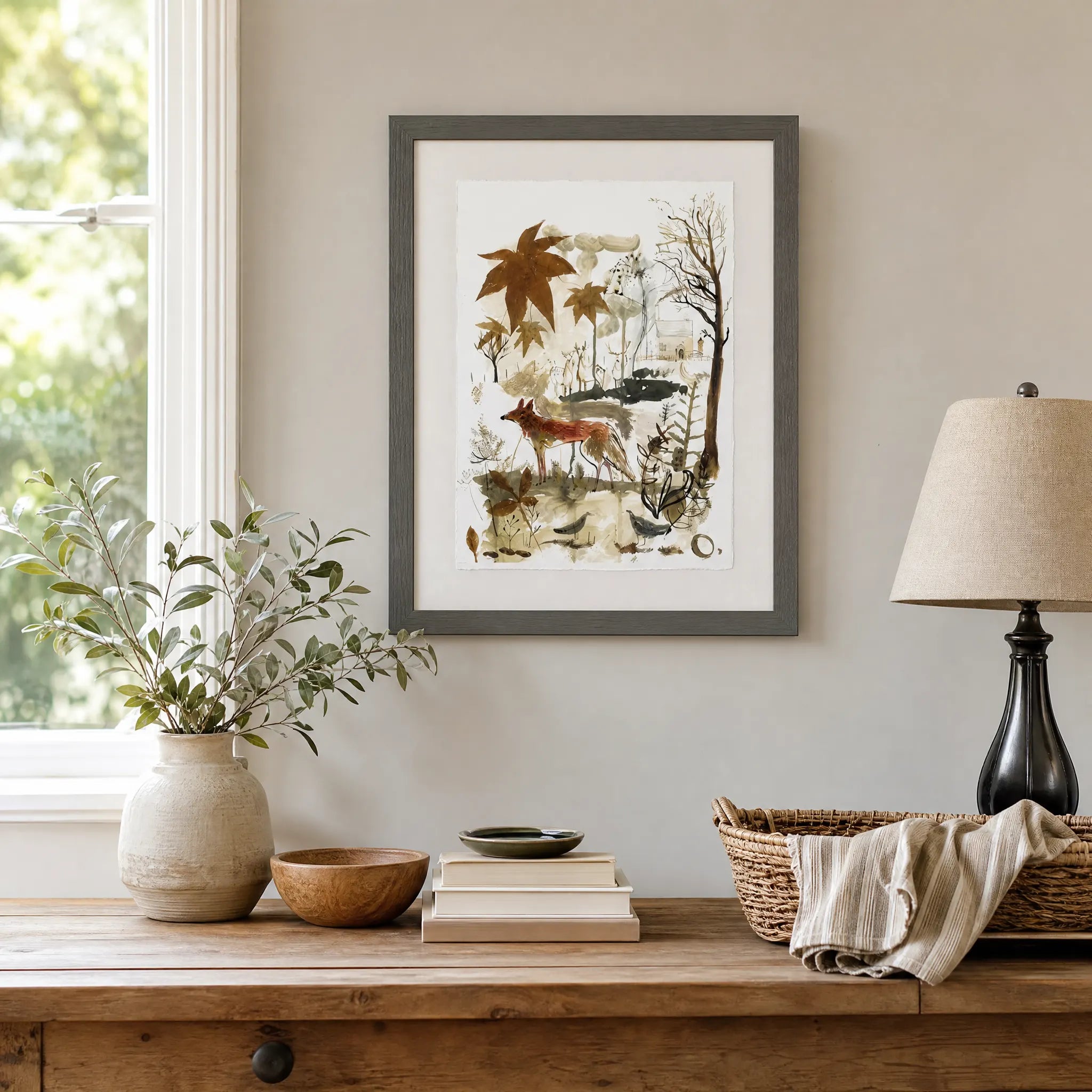 Sam Wilson Red Fox Print