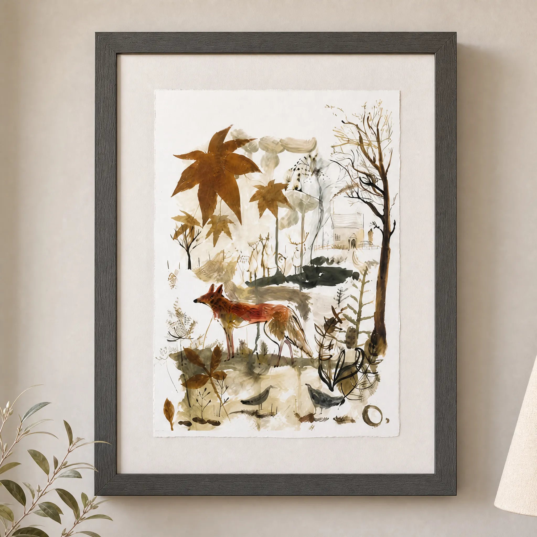 Sam Wilson Red Fox Print