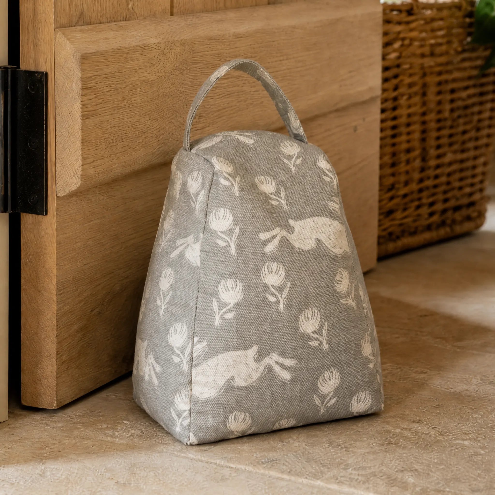 Sam Wilson Running Hare Grey Doorstop
