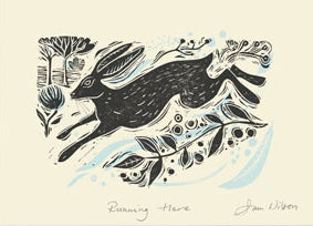 Sam Wilson Running Hare Print