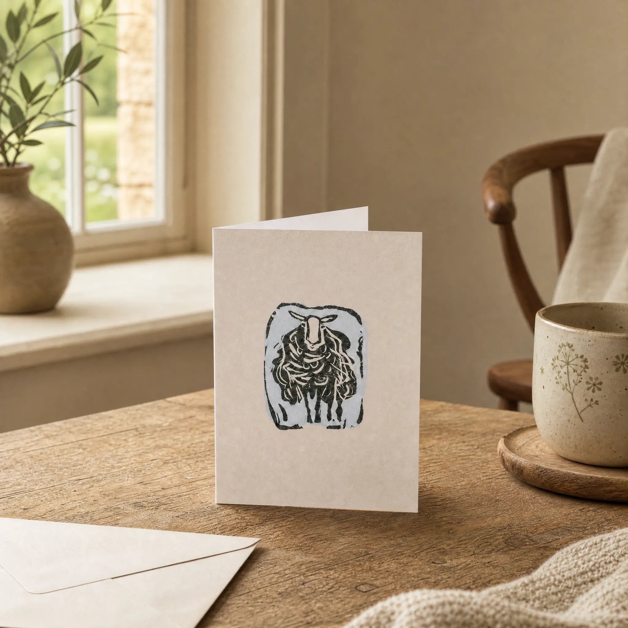 Sam Wilson Sheep Greetings Card