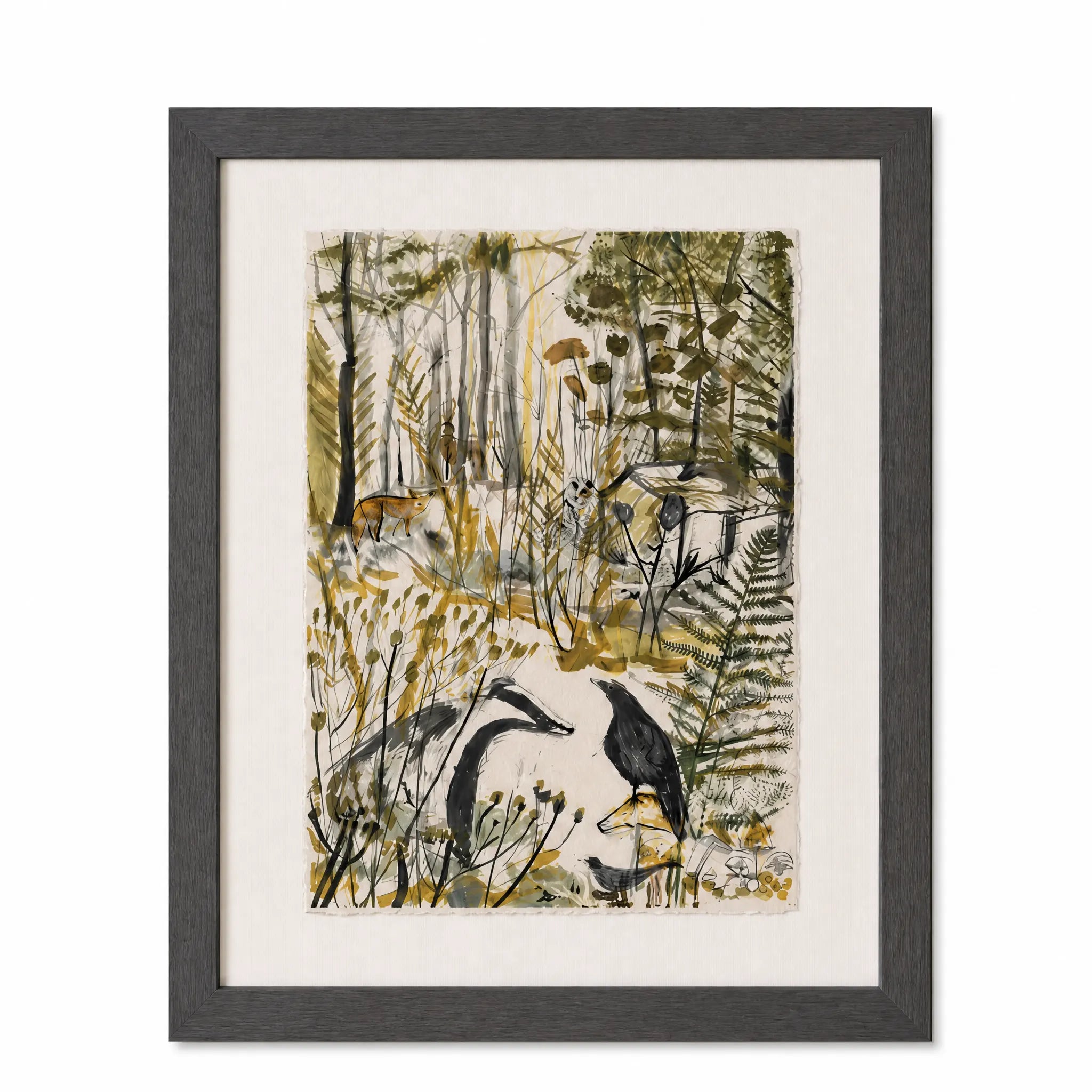 Sam Wilson The Badger and The Crow Print