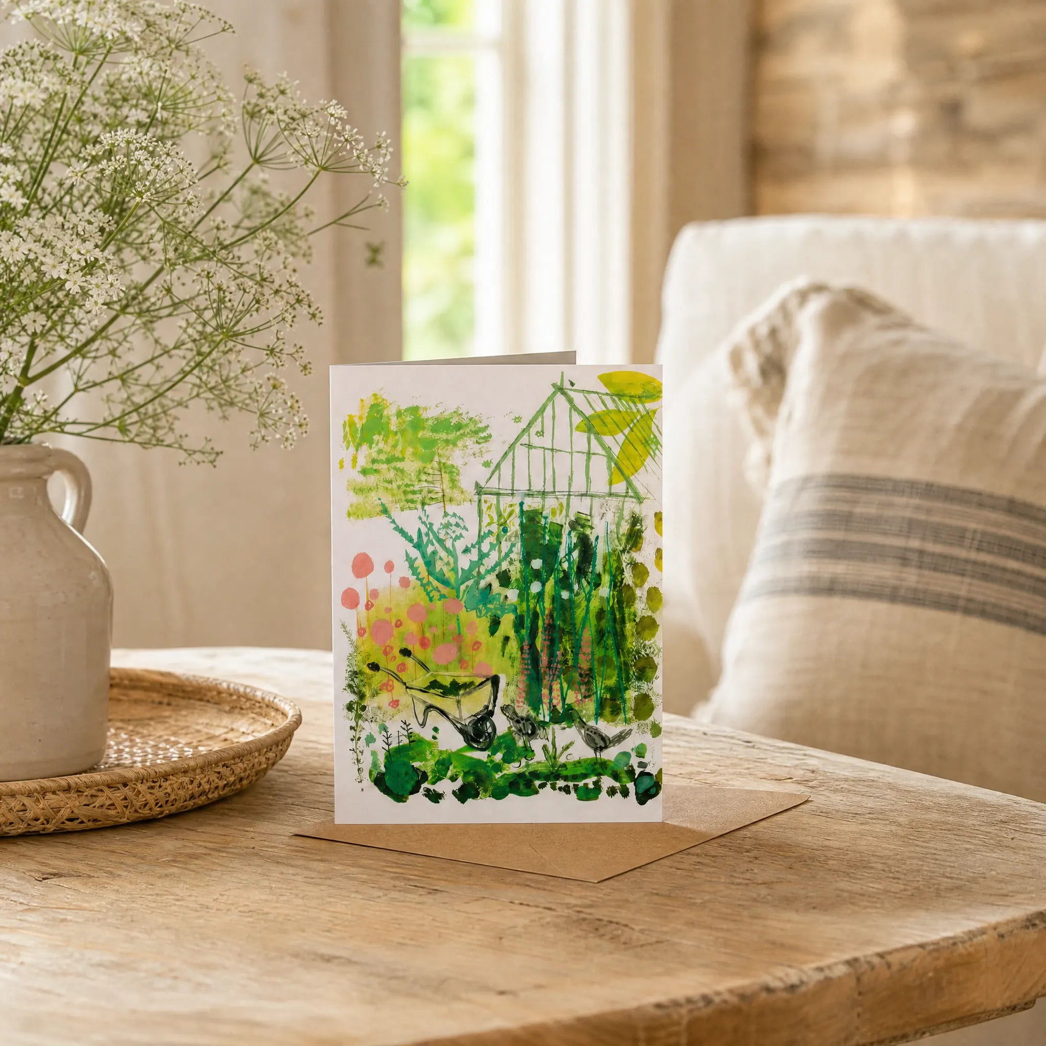 Sam Wilson The Greenhouse  Greetings Card