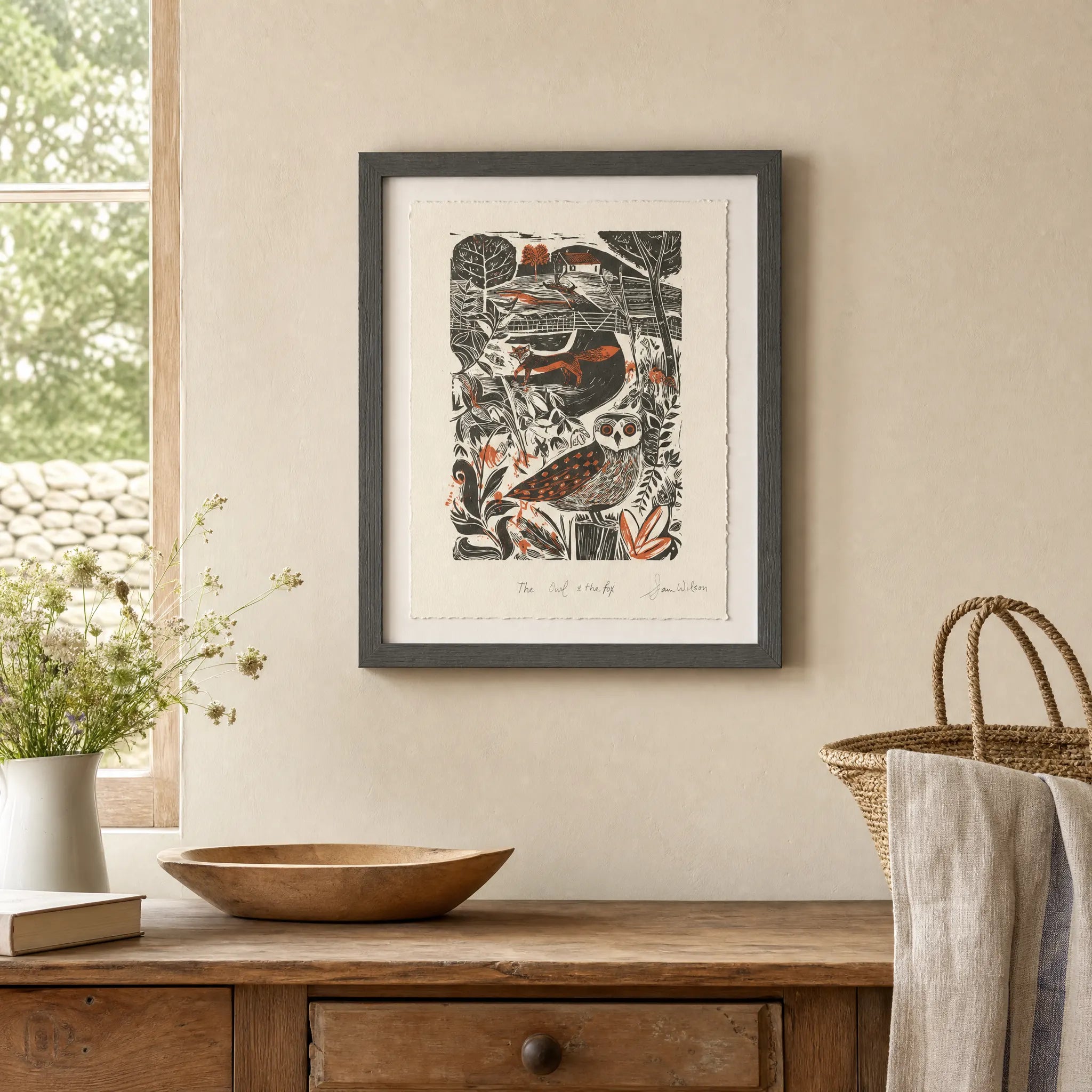 Sam Wilson The Owl and The Fox Print