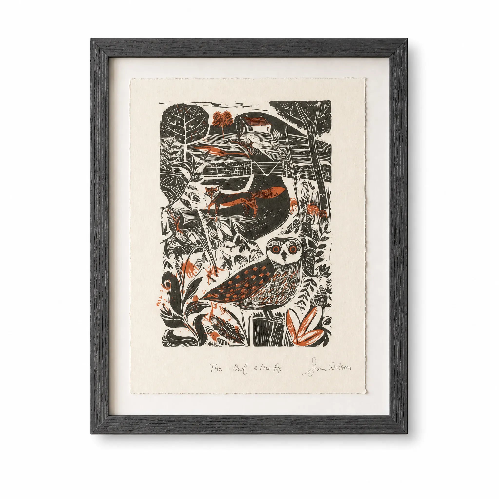 Sam Wilson The Owl and The Fox Print