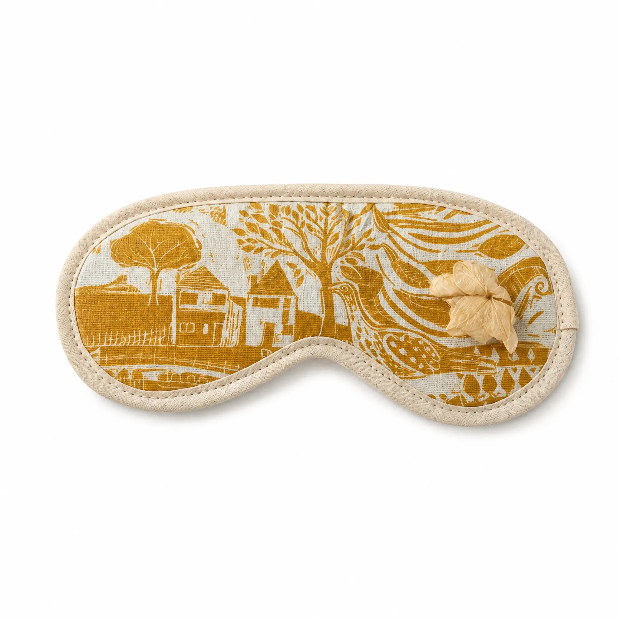 Sam Wilson Through The Fields Ochre Eye Mask